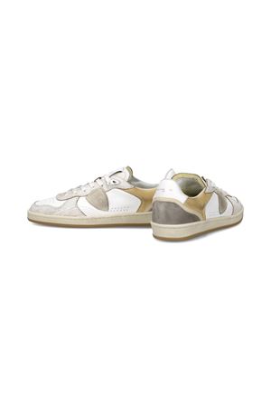 Sneaker Pgal in pelle bianca e beige PHILIPPE MODEL | PGLUVC01.